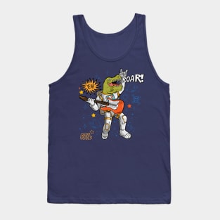 dinosaur astronaut roar Tank Top